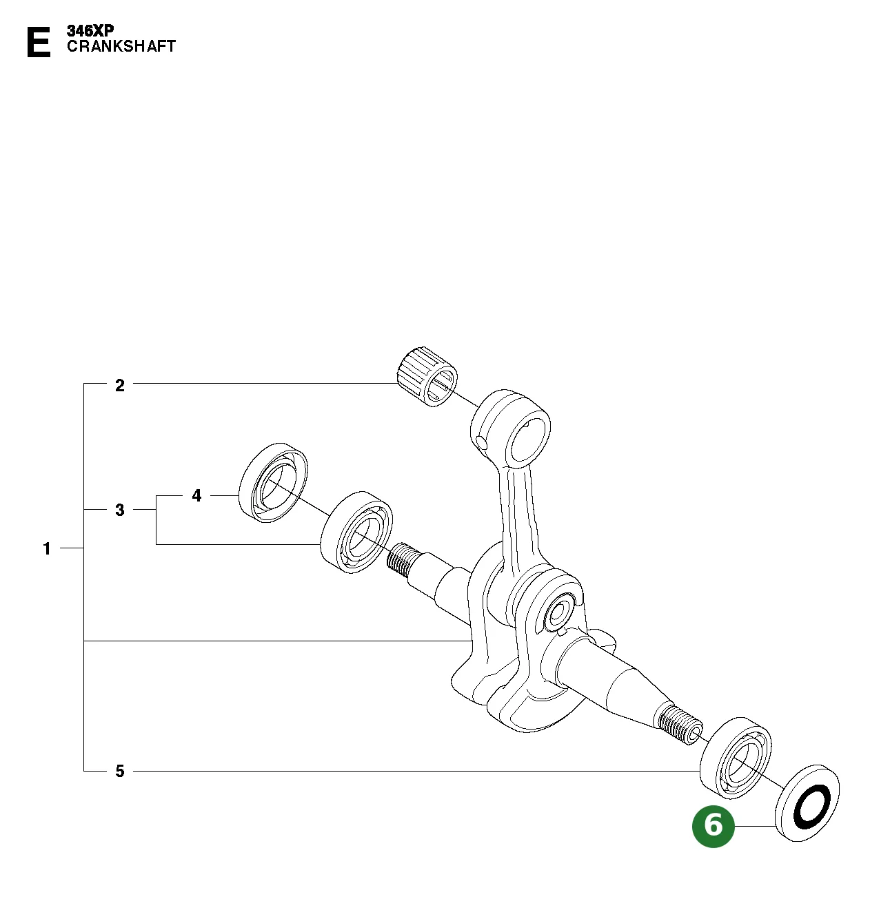Dichtungsring f&uuml;r Husqvarna Motors&auml;gen