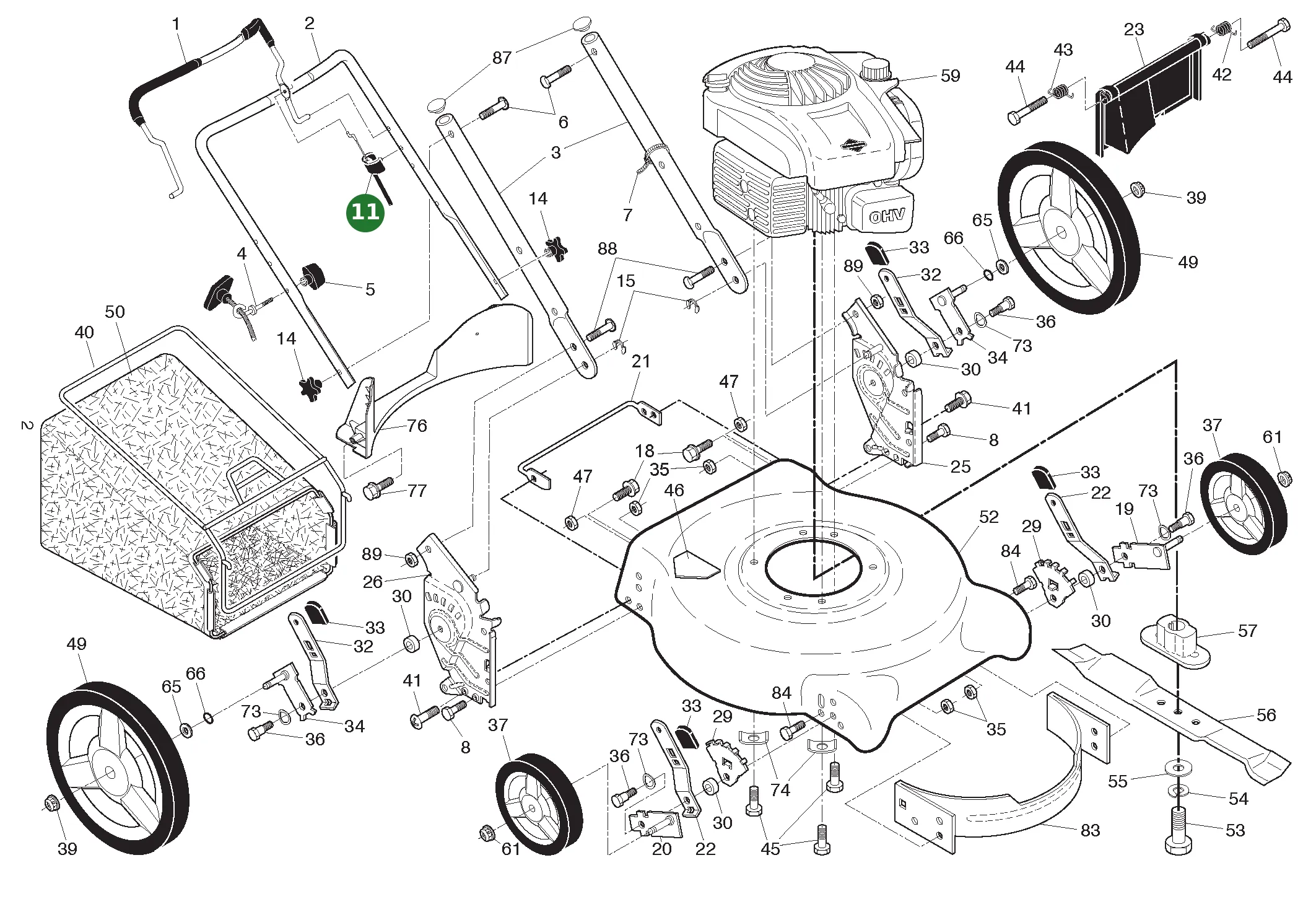 Position im Ersatzteilkatalog