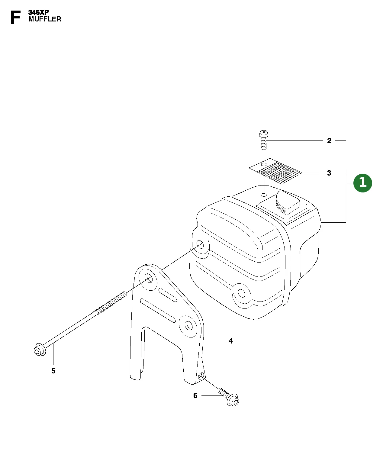 Schalld&auml;mpfer Kpl. f&uuml;r Husqvarna...