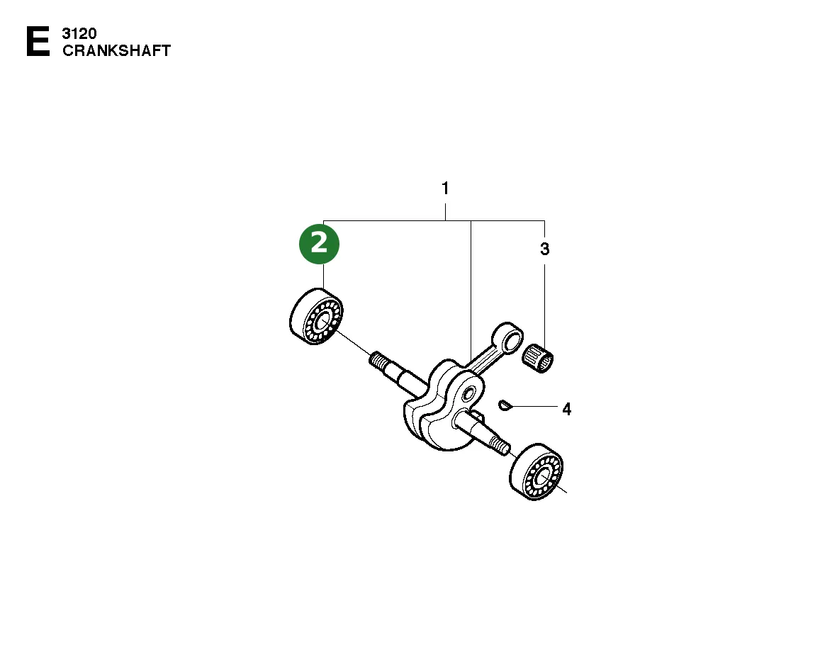 Kugellager f&uuml;r Husqvarna Motors&auml;gen 281, 288,...