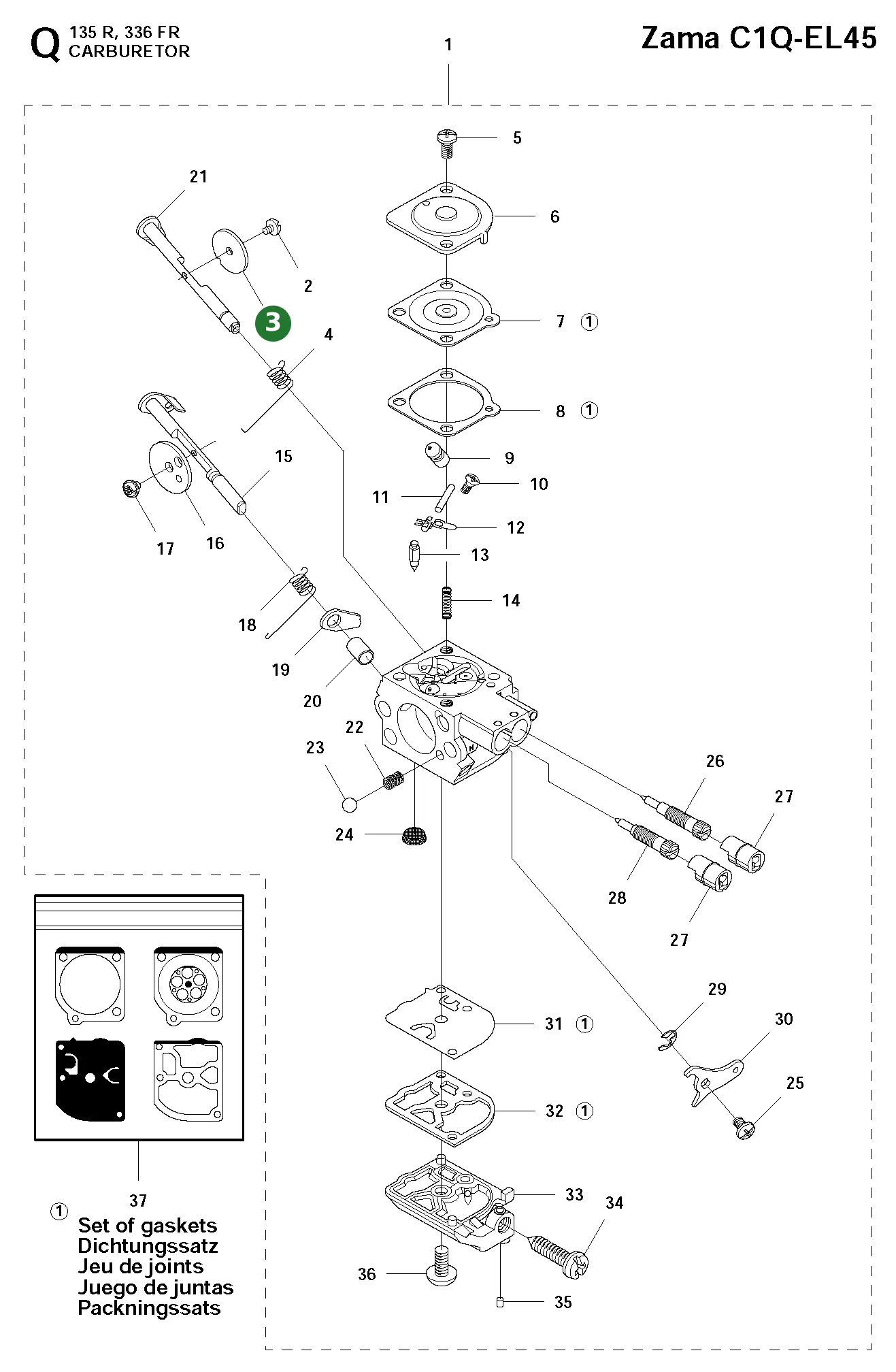 Position im Ersatzteilkatalog