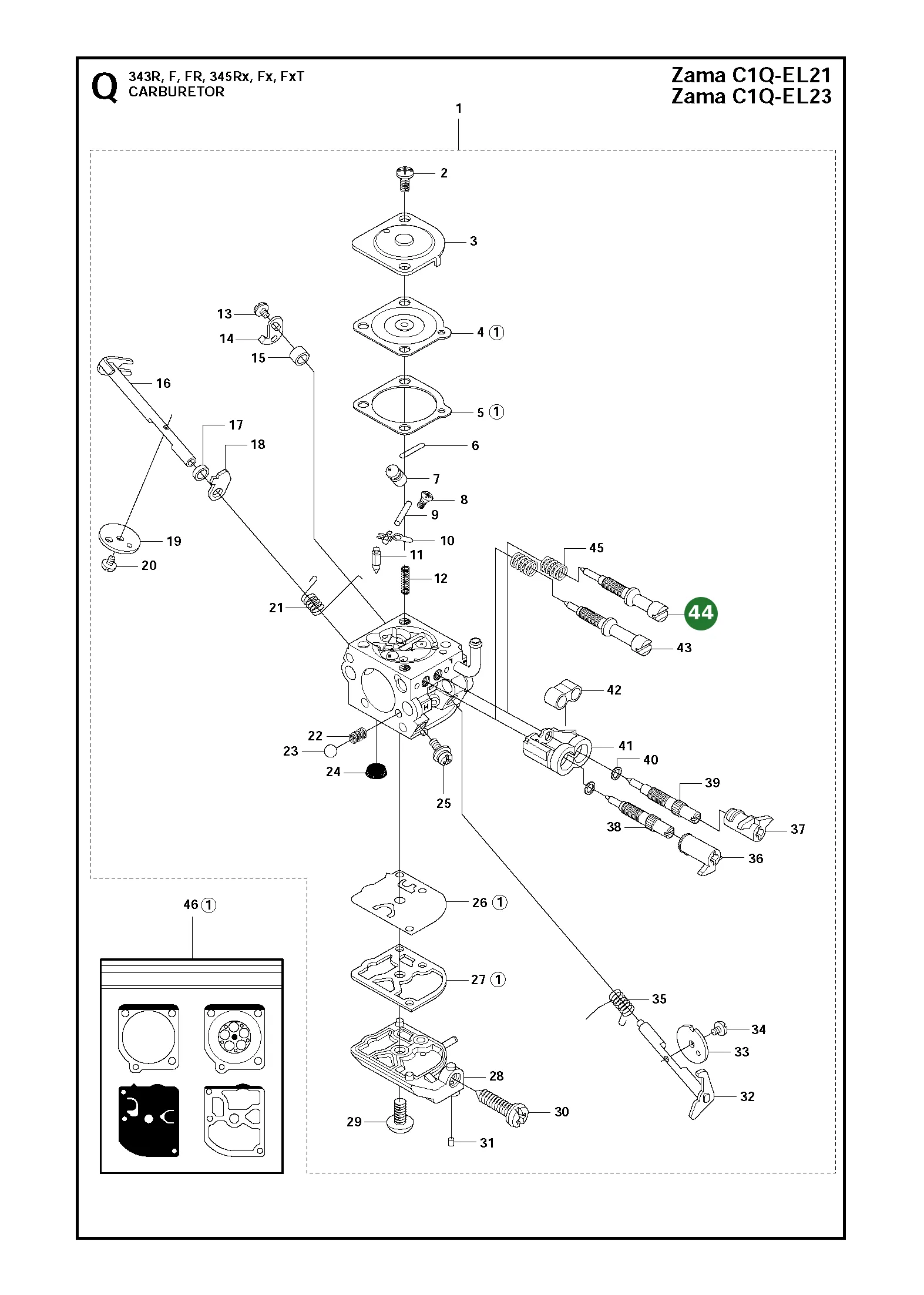 Position im Ersatzteilkatalog