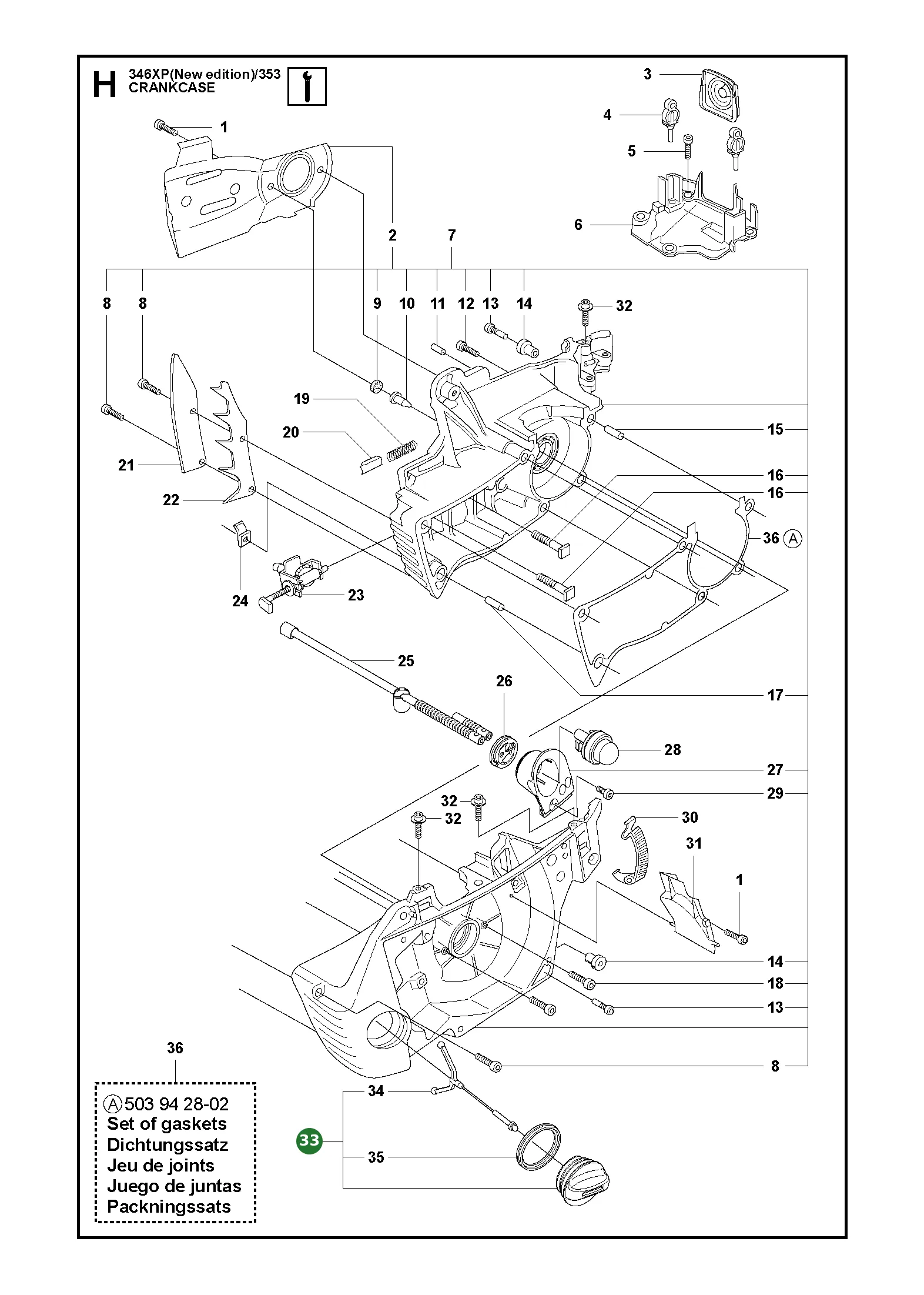 Tankdeckel Kpl. f&uuml;r Husqvarna Motors&auml;gen 340,...