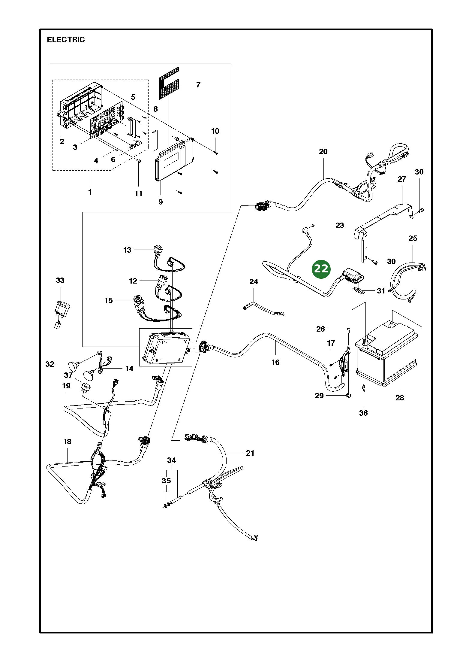 Position im Ersatzteilkatalog
