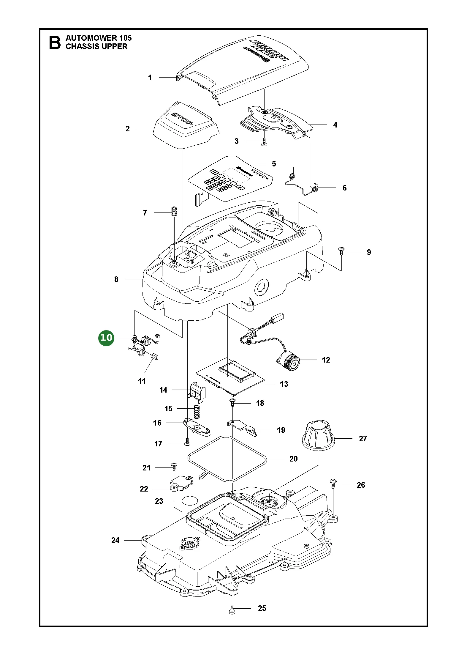 Position im Ersatzteilkatalog