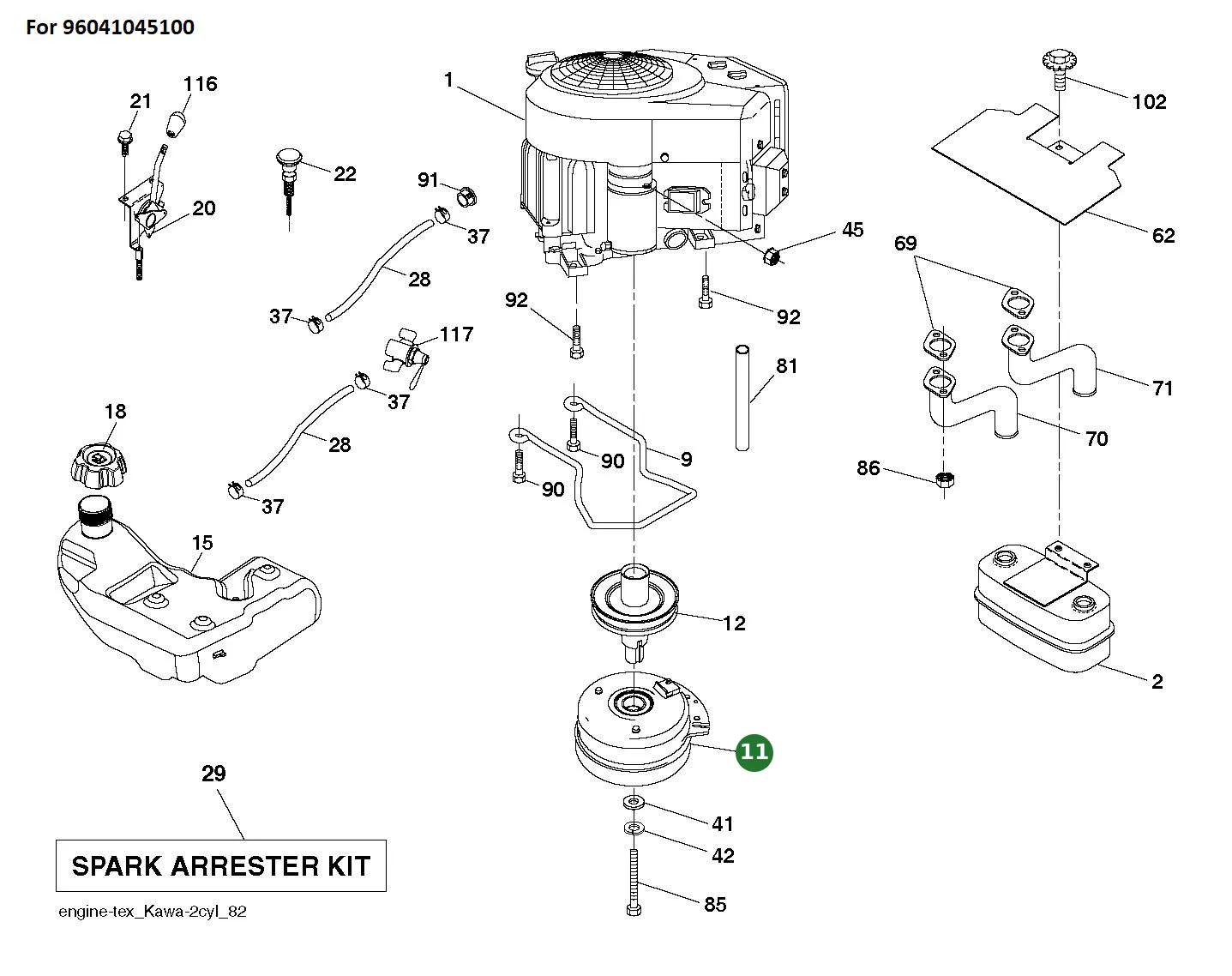 Position im Ersatzteilkatalog