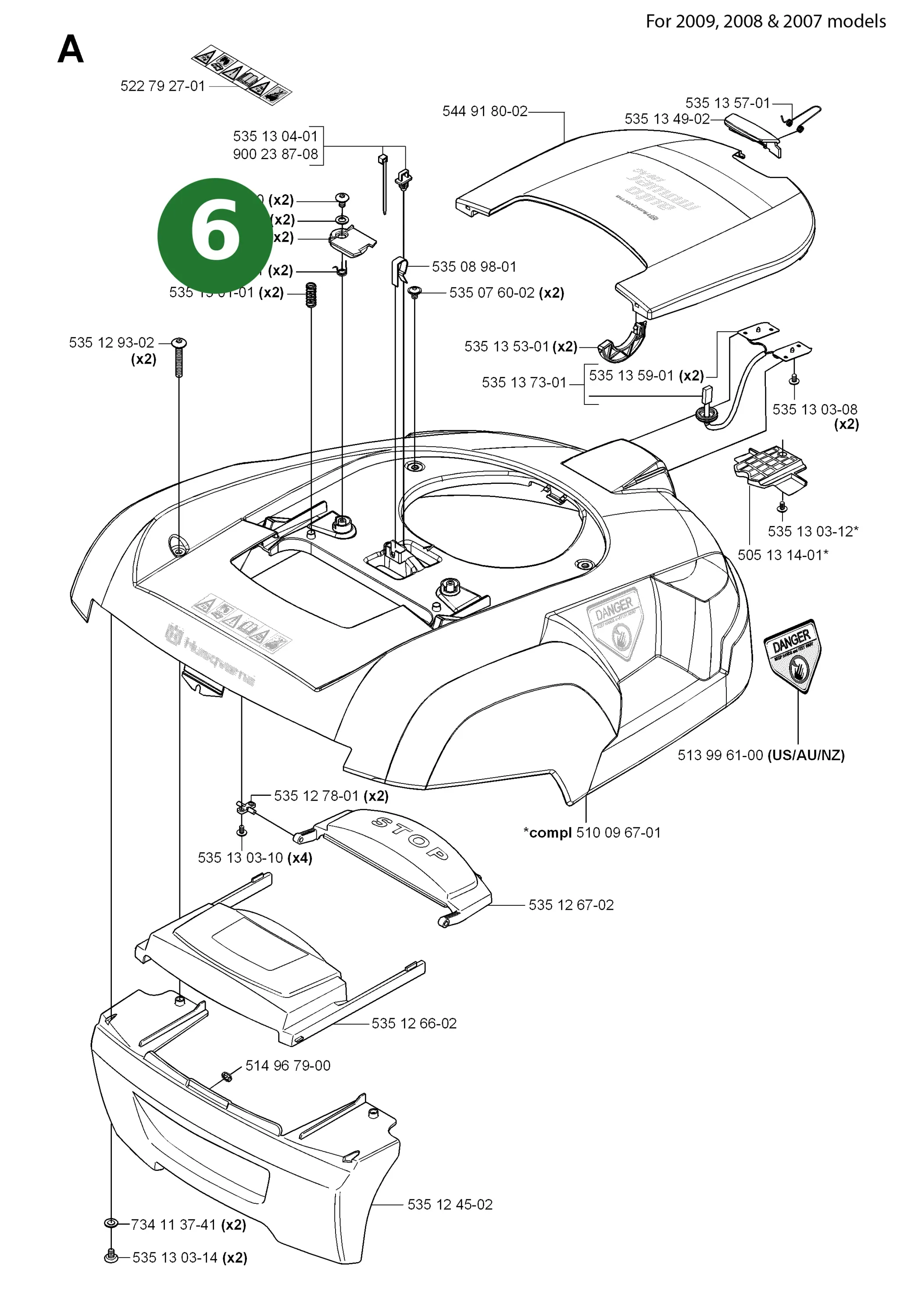Position im Ersatzteilkatalog