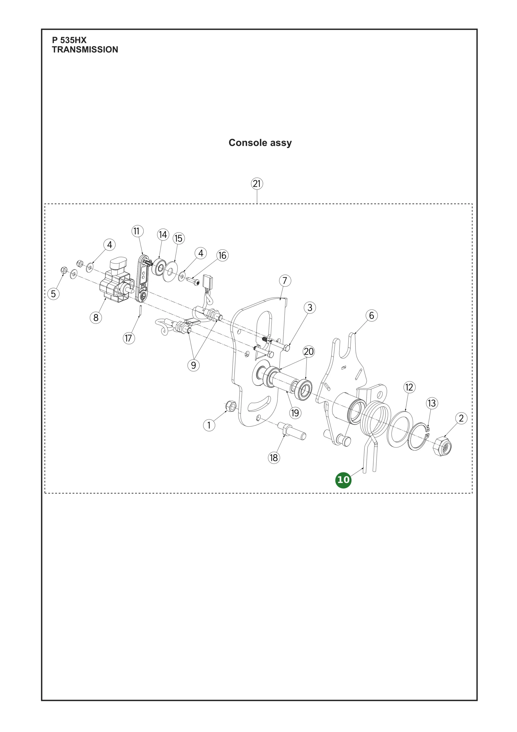 Position im Ersatzteilkatalog