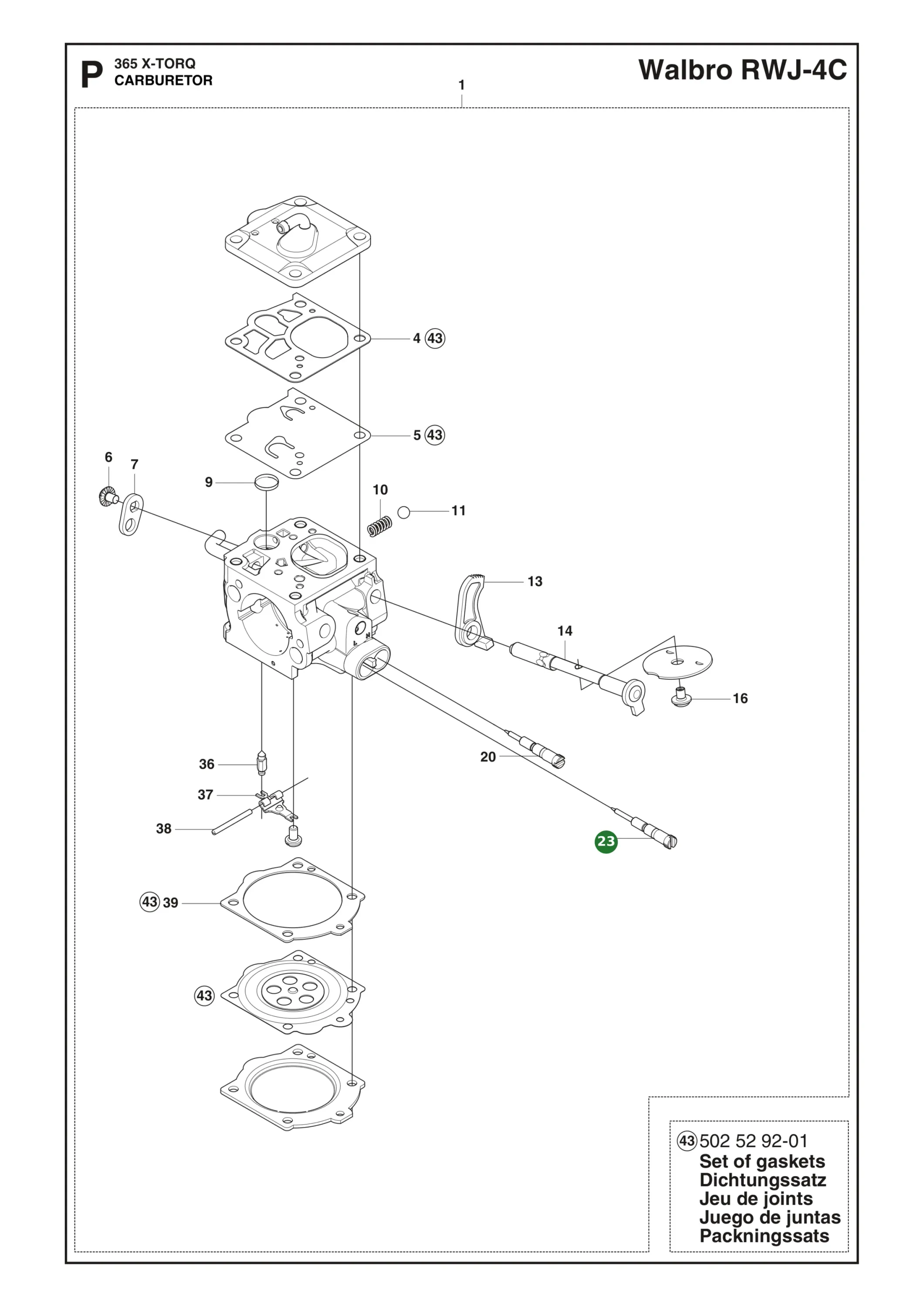 Position im Ersatzteilkatalog
