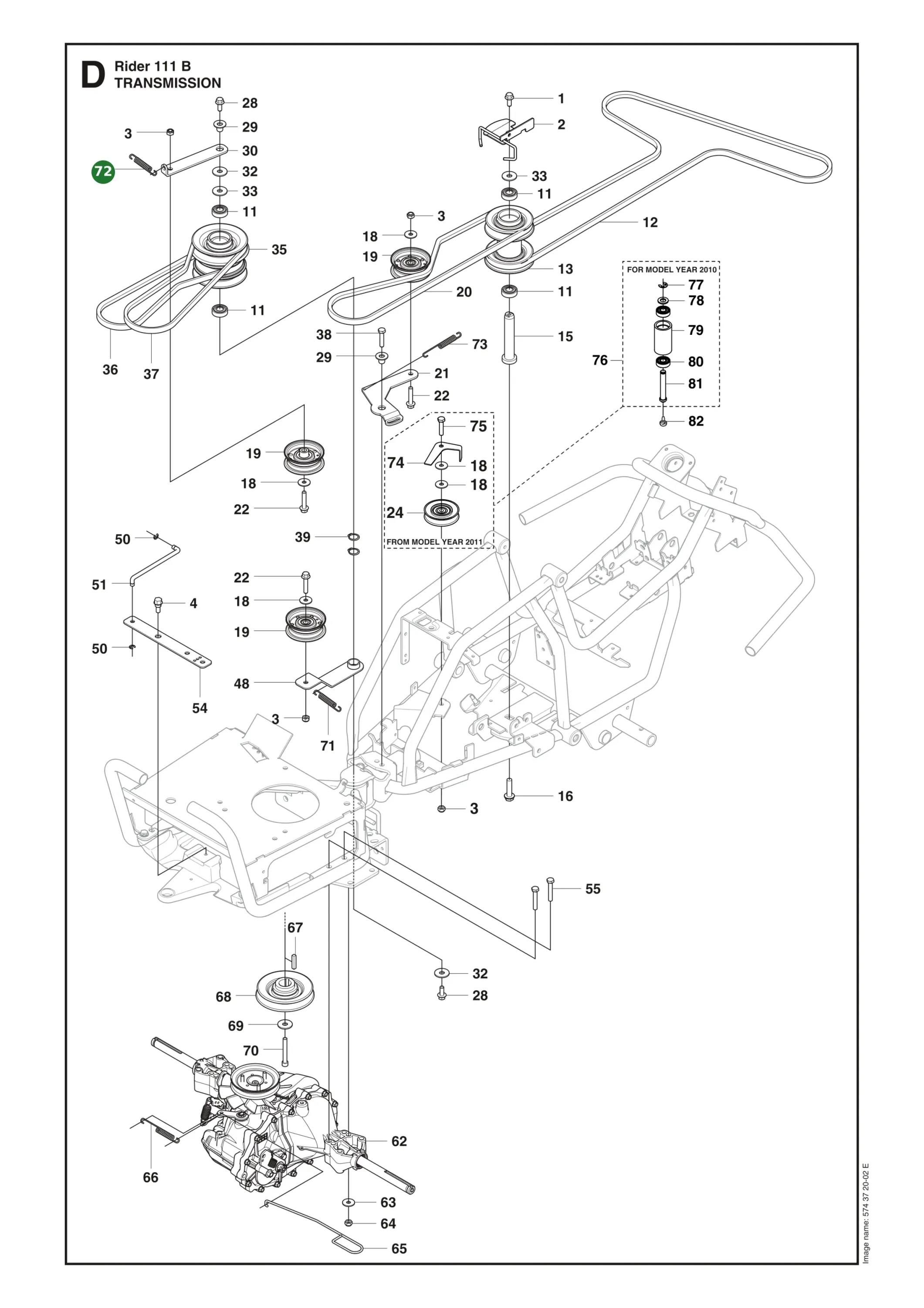 Position im Ersatzteilkatalog