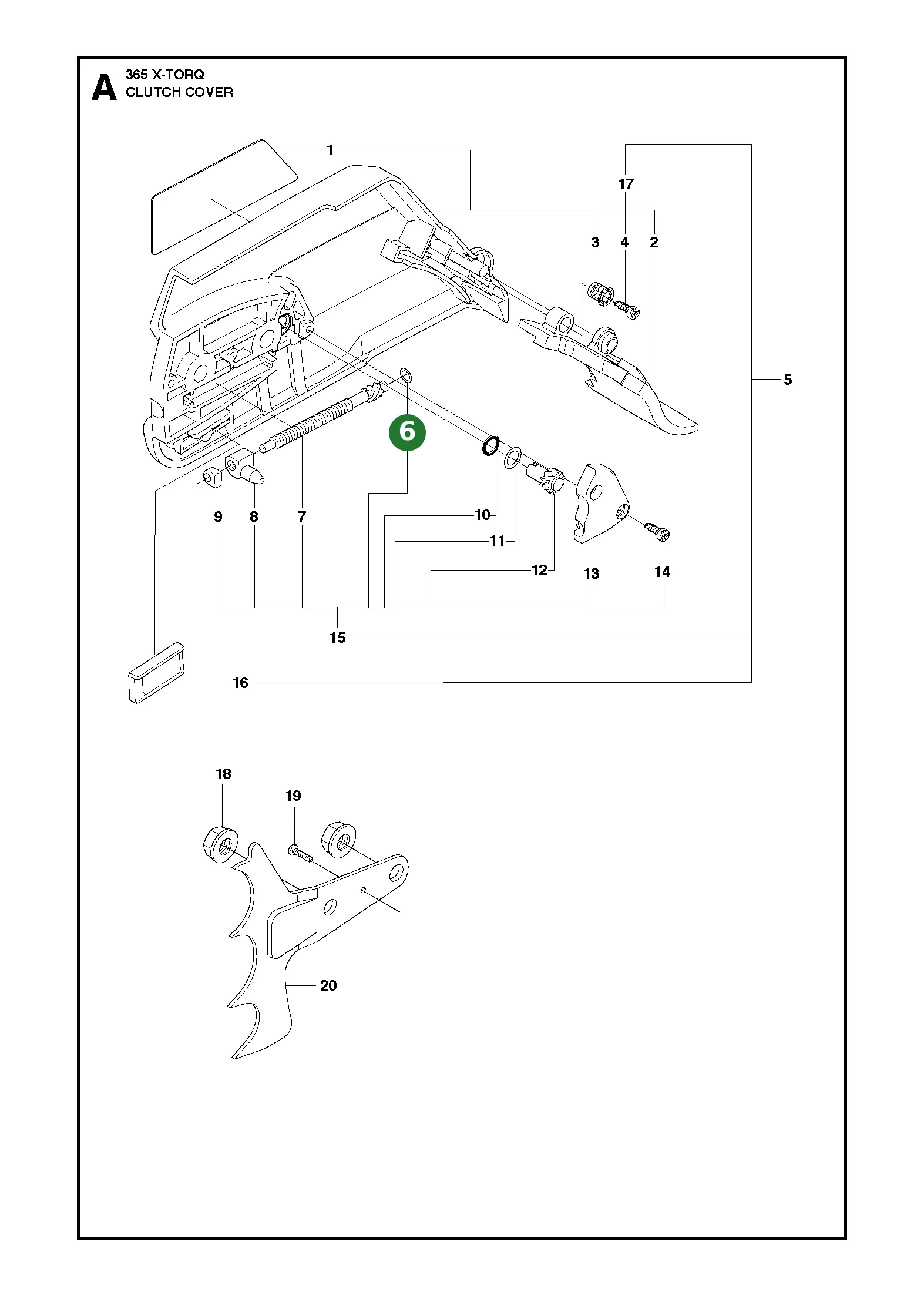 Scheibe f&uuml;r Husqvarna Motors&auml;gen