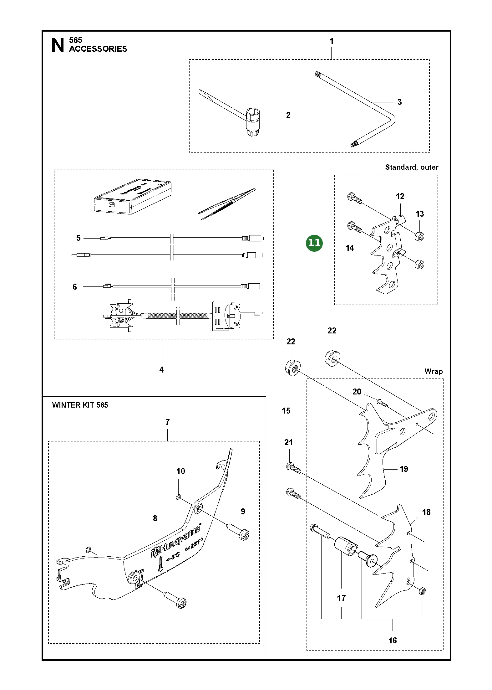 Position im Ersatzteilkatalog