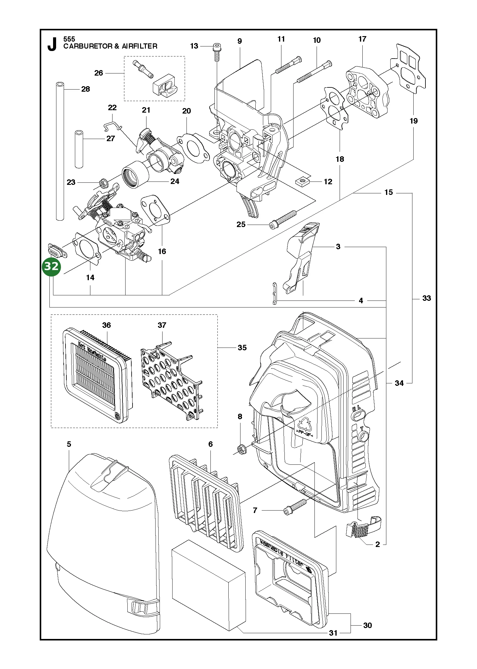 Position im Ersatzteilkatalog