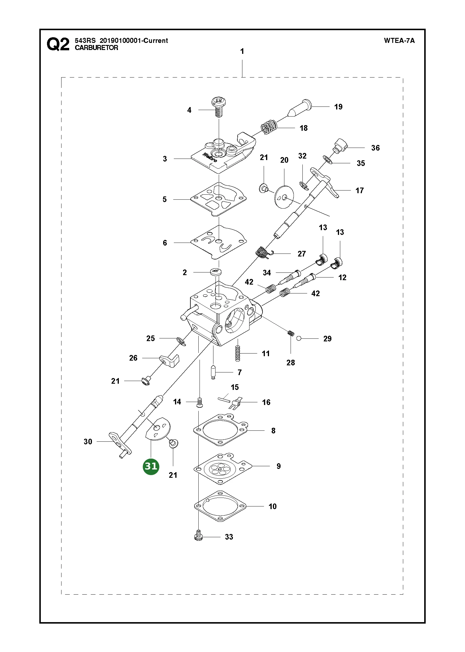 Position im Ersatzteilkatalog