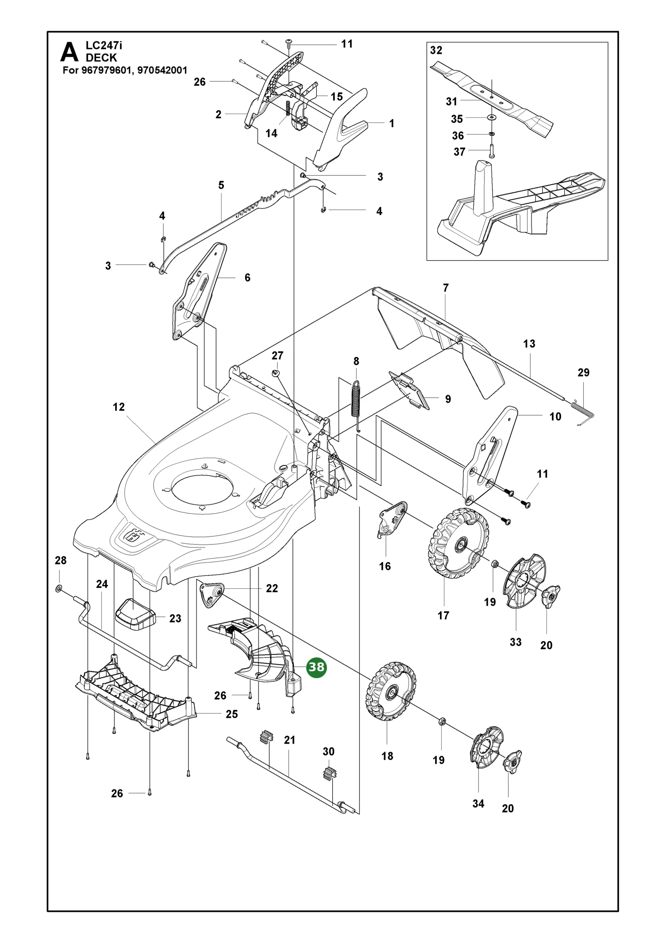 Position im Ersatzteilkatalog