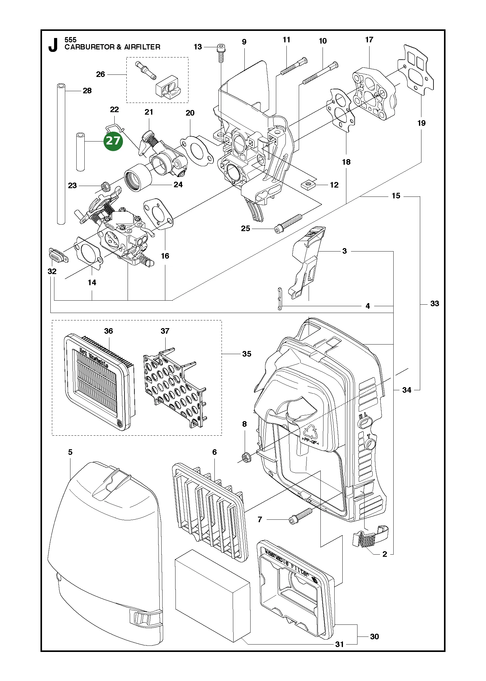 Position im Ersatzteilkatalog