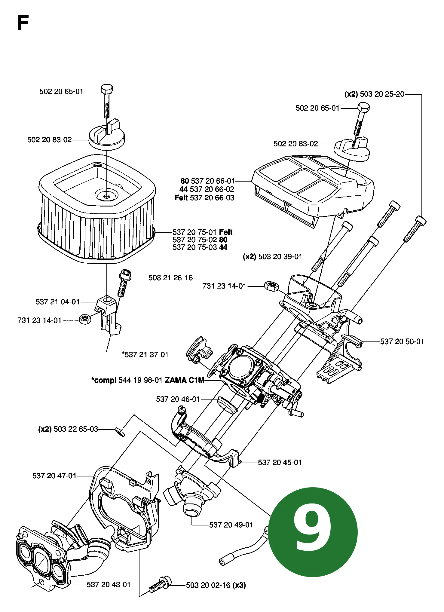 Position im Ersatzteilkatalog