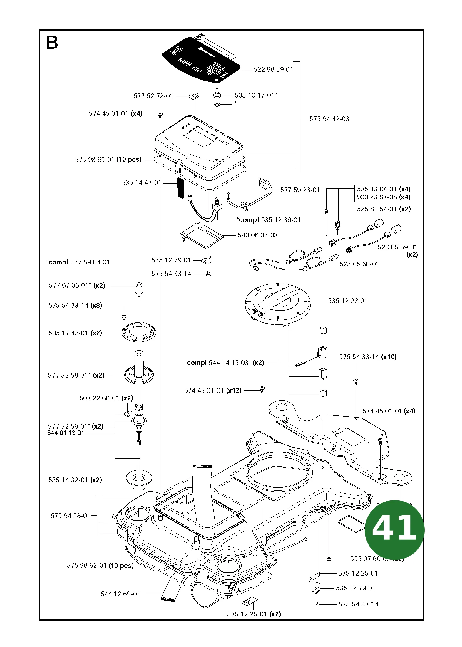 Position im Ersatzteilkatalog