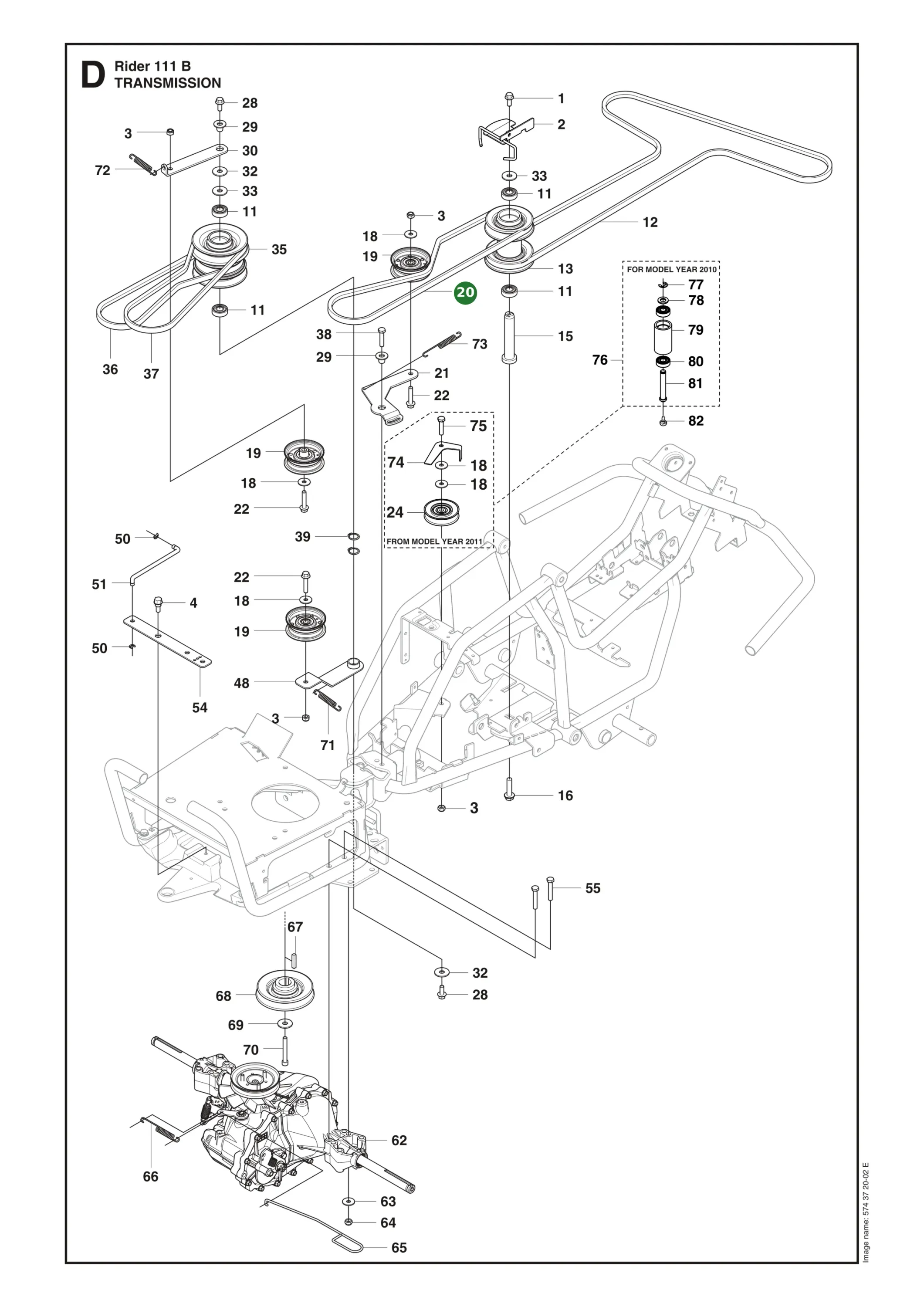 Position im Ersatzteilkatalog