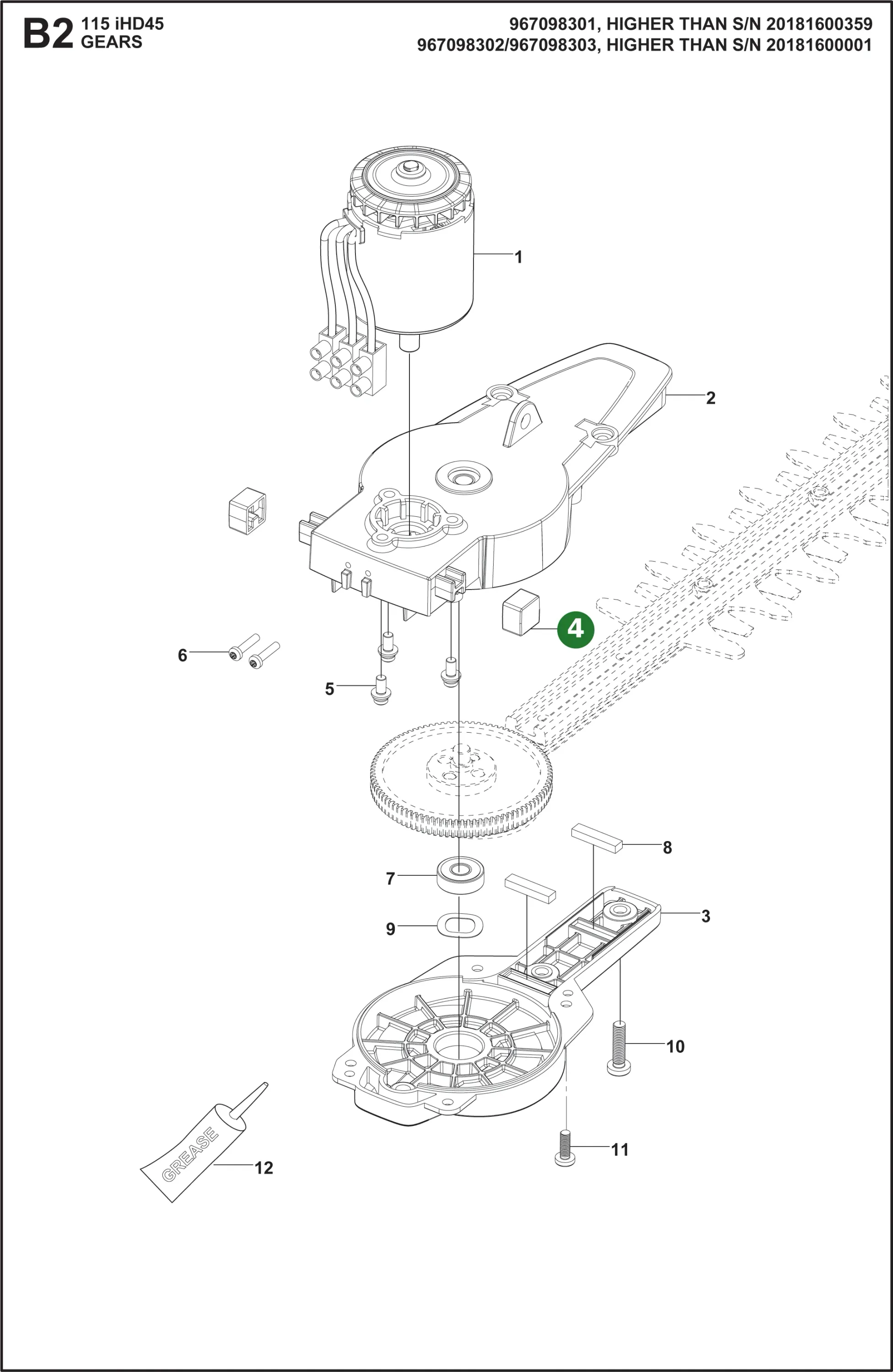 Position im Ersatzteilkatalog