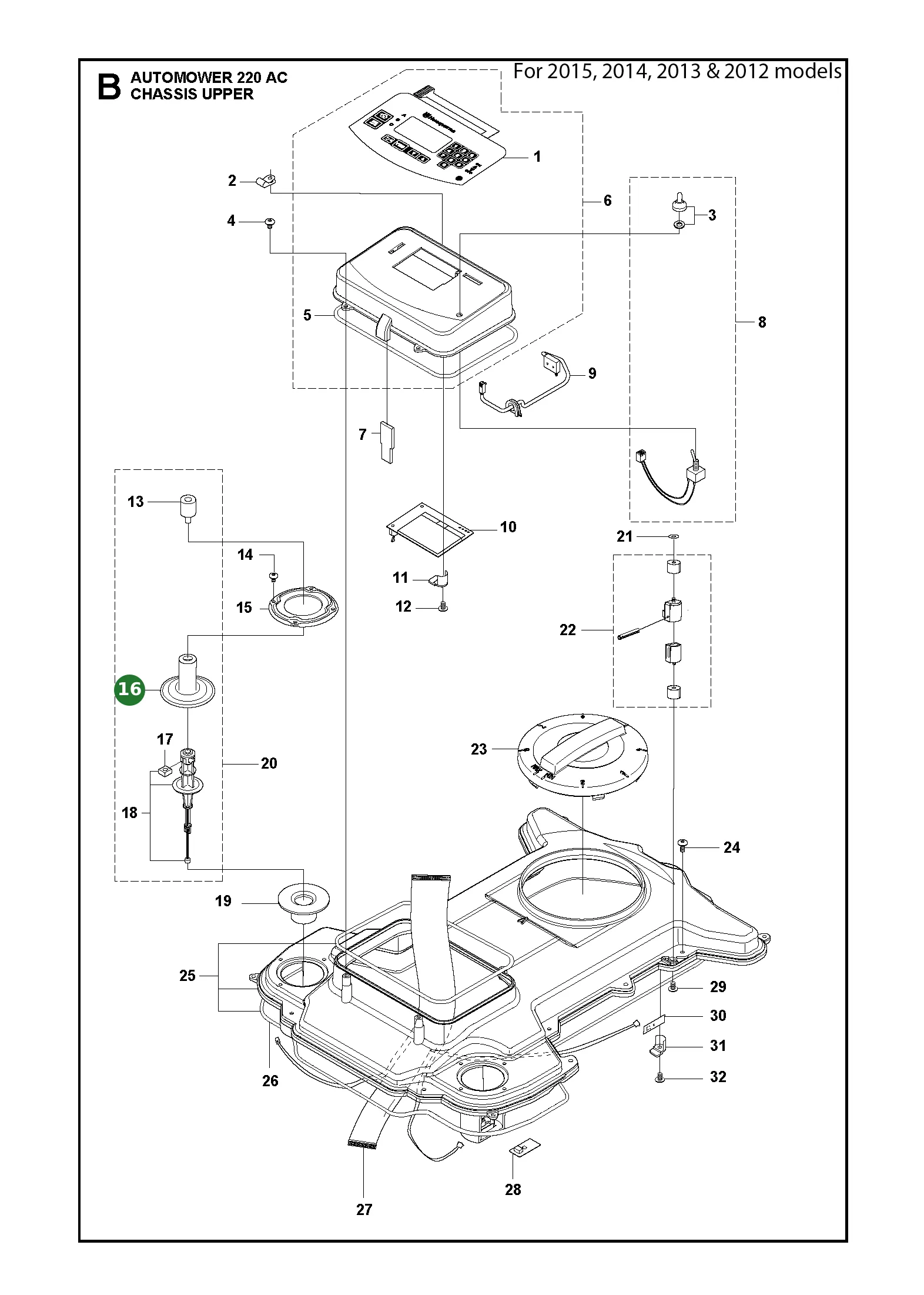 Position im Ersatzteilkatalog