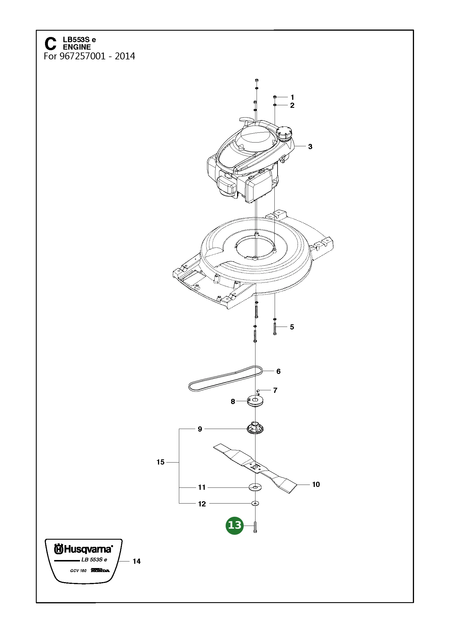 Position im Ersatzteilkatalog