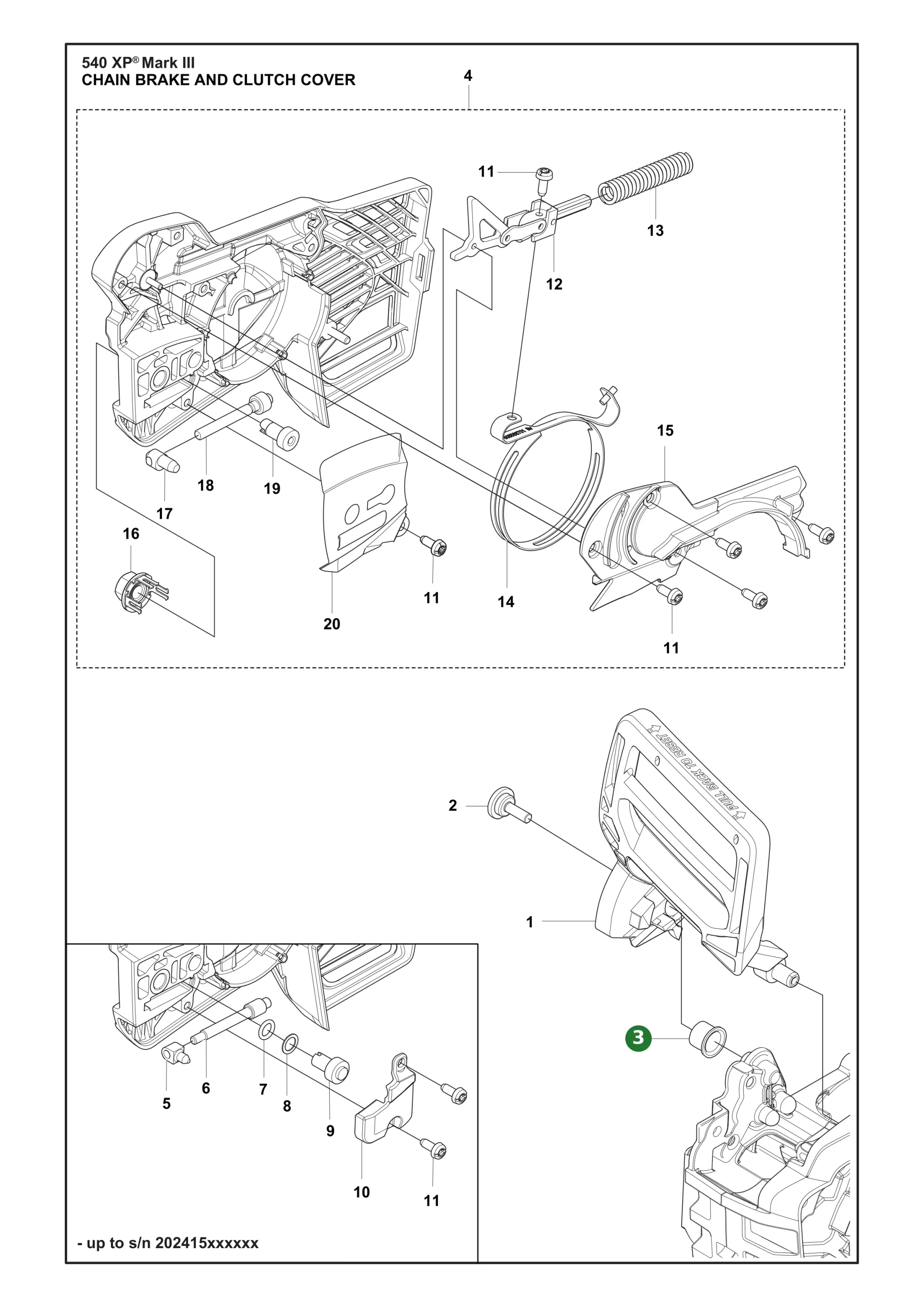 Bushing f&uuml;r Husqvarna Motors&auml;gen