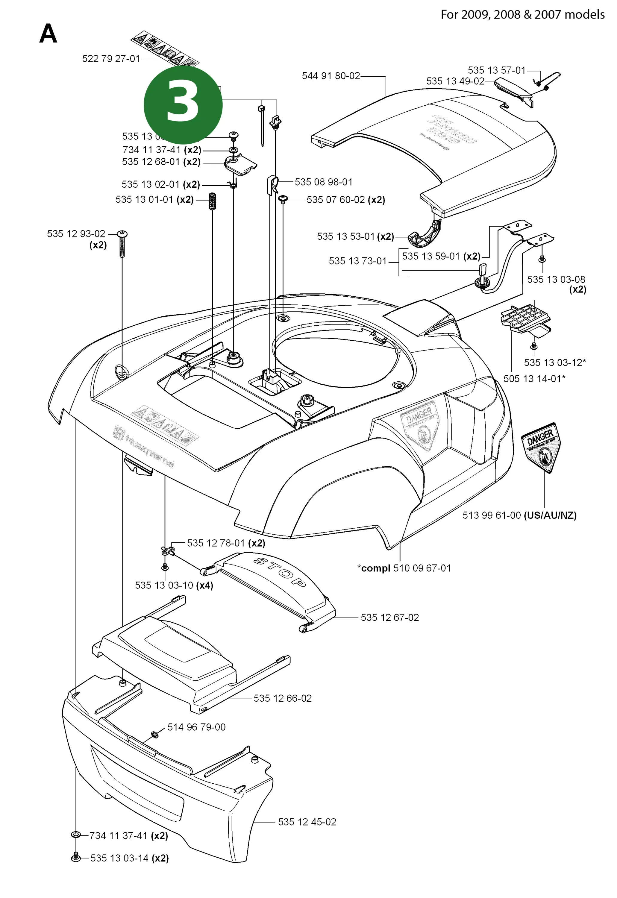 Position im Ersatzteilkatalog