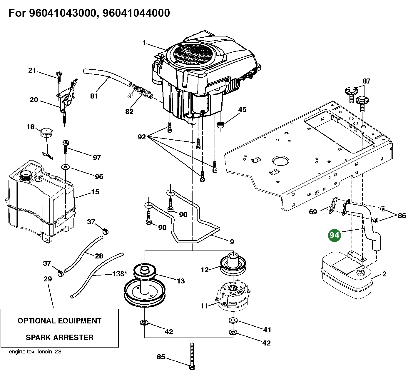Position im Ersatzteilkatalog