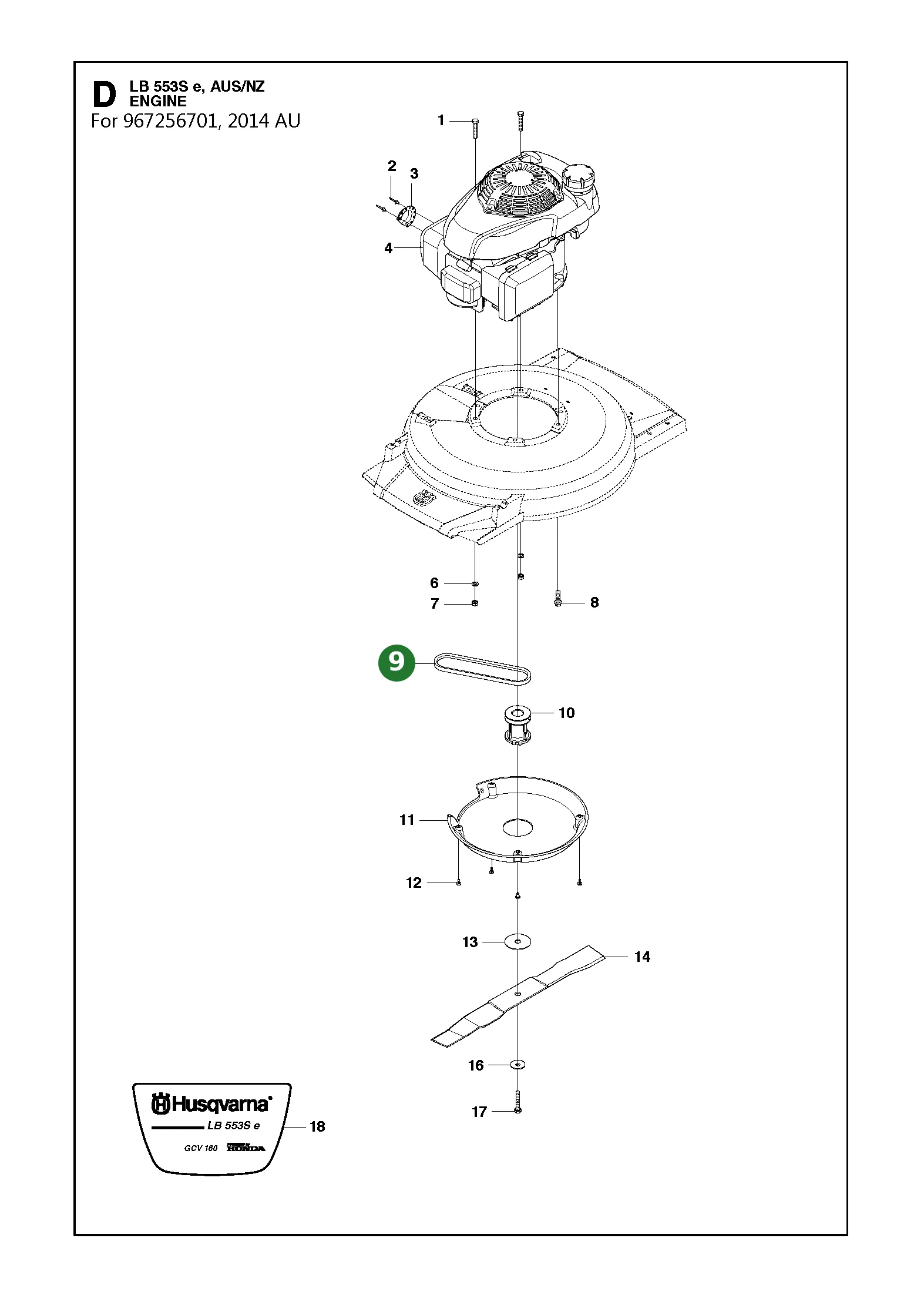 Position im Ersatzteilkatalog