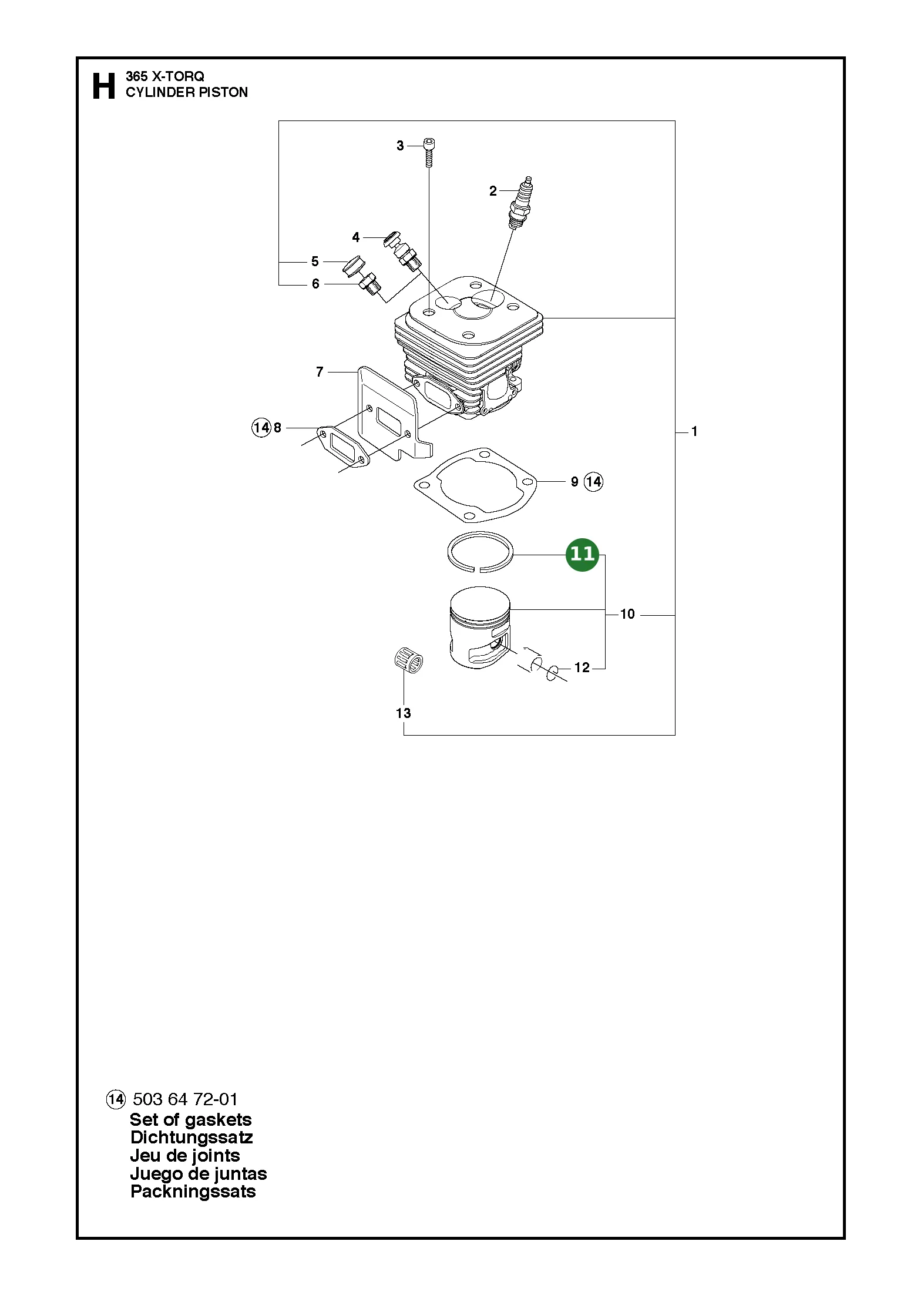 Position im Ersatzteilkatalog