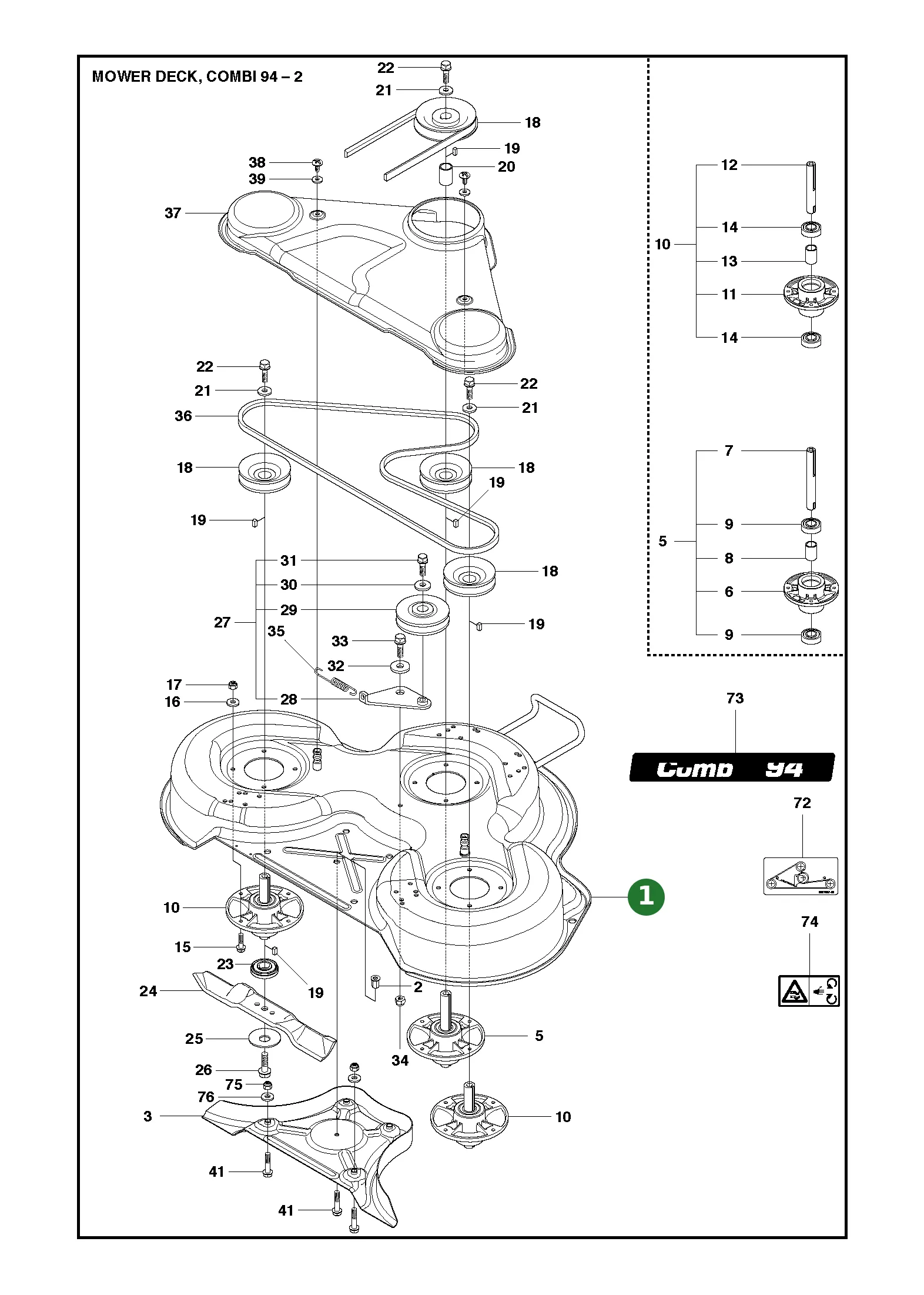 Position im Ersatzteilkatalog