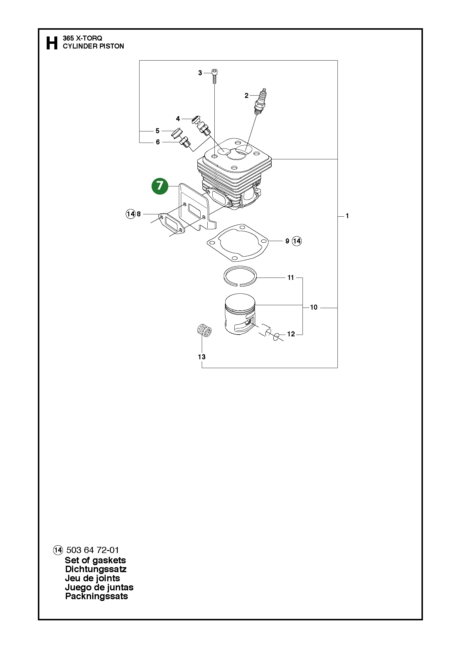 Position im Ersatzteilkatalog